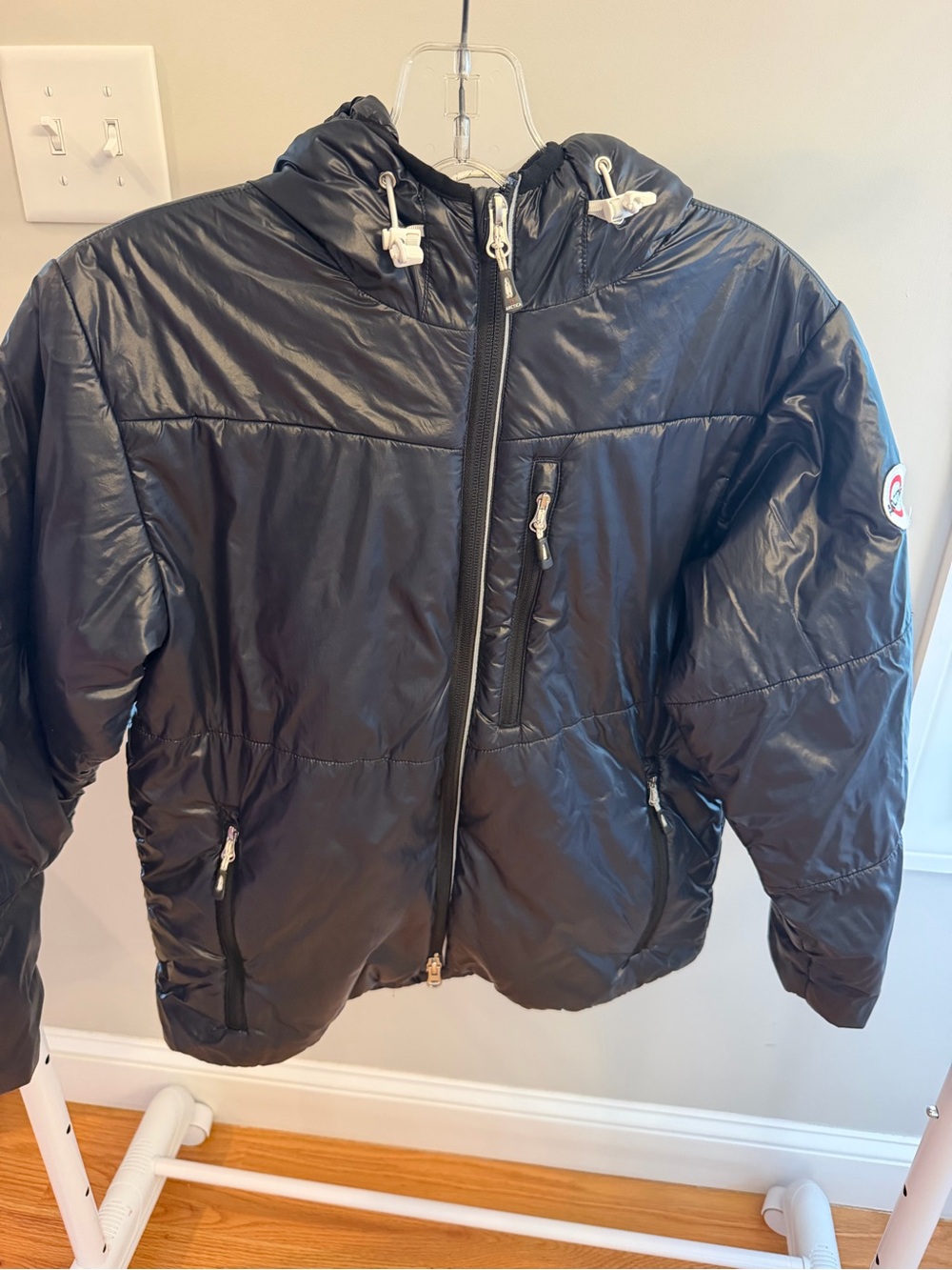 Arctica Black Quilted Hooded Puffer Jacket -Unisex